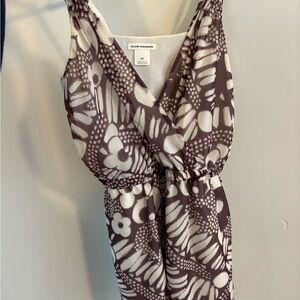 Olive & Oak Chocolate and Cream Patterned Dress